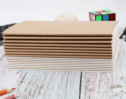 Wotion Lined Notebook 16 Pack, A5 Journals to Write in for Travel, 60 Pages/30 Sheets, 8.3" x 5.5", Thick Paper Notebooks for Students Office Women Men, Travel Journal Diary Planner Set