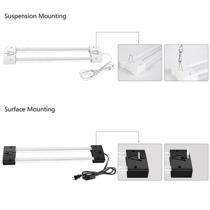 METRYEE LED Grow Lights 16W Full Spectrum Integrated Growing Lamp Lighting Fixtures with High PPFD for Greenhouse Hydroponic Indoor Plant Seedling Veg and Flower