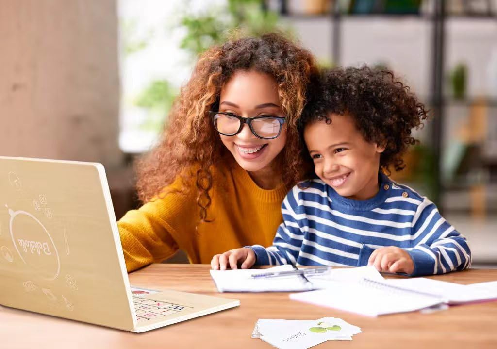 Montessori Toys 11.8" Laptop Preschool Learning Activities 3 Year Old Boy Gift, Pretend Play Toddlers Birthday Gift ,Learning and Educational Toys for 3 4 5 6 7 8 Year Old Kids