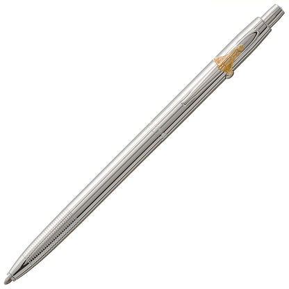 Fisher Space Pen Chrome Shuttle Pen, Pressurized Ballpoint Pen, Shuttle Emblem, Writes Upside Down and in Extreme Temperatures, Smooth Black Ink, Medium Point, Gift Box, Made in USA