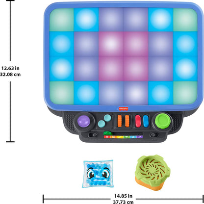 Fisher-Price Learning Toy Sensory Bright Light Station, Activity Table with Games Music & Sounds for Preschool Kids Ages 3+ Years (Amazon Exclusive)