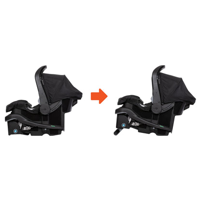 Baby Trend Passport Switch 6-in-1 Modular Travel System with EZ-Lift Plus Infant Car Seat, Midnight Cocoa