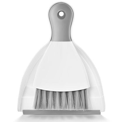SUBEKYU Mini Hand Broom and Dustpan Set, Small Dustpan and Brush Set, Handheld Dust Pan, 1PCS