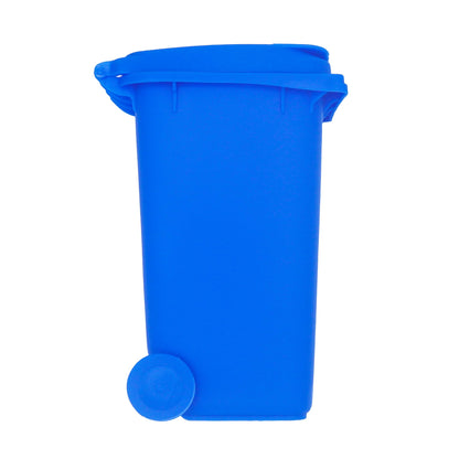 Hidden Gem Mini Trash Can Pencil Holders – 2 Colors, 1 or 2-Pack, Desk Organizer Bins for Pens & Supplies (2, Blue & Green)