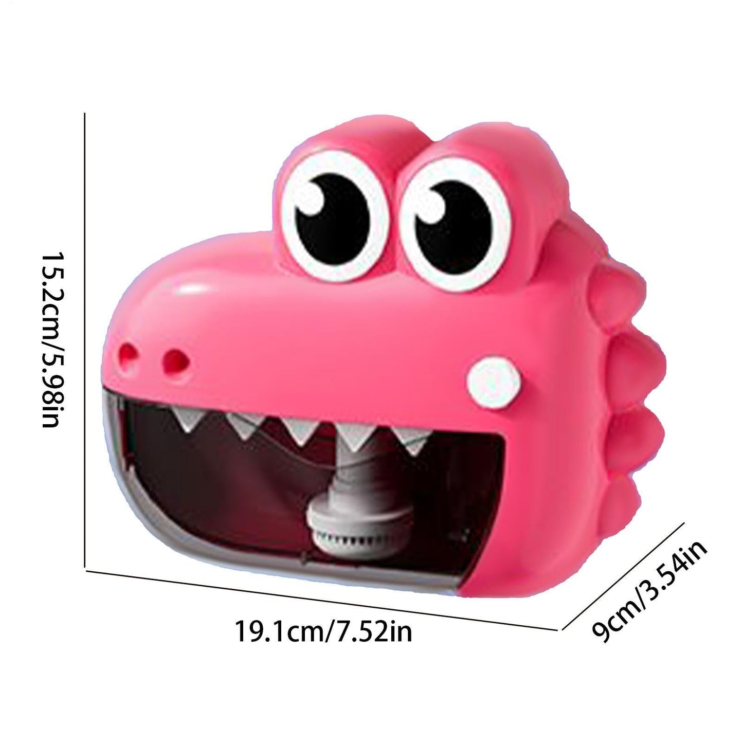 Bubble Bath Machine - bathtimes Cute Frogs Crocodiles Toys, Automatic Bath Bubble Maker, Interactive Water Play Solution, impacts Resistant ABS Body | Bathtub Toy for Boys & Girls Bathroom Fun