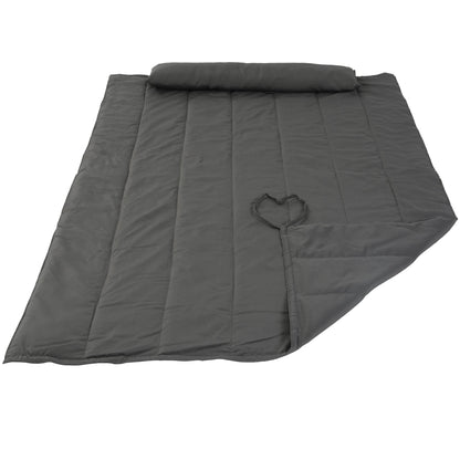 SUNCREAT Outdoor Portable Hammock Pad, 2 Person Polyester Hammock Pad, Dark Gray
