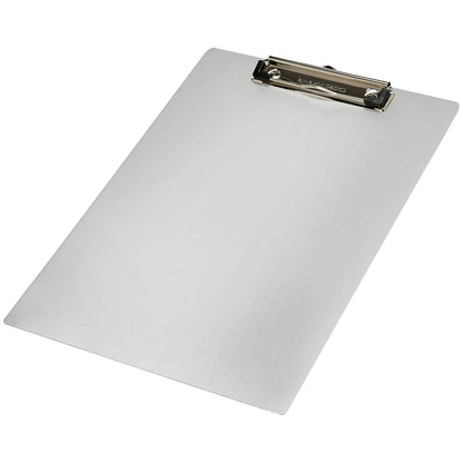 Amazon Basics Aluminum Clipboard, Letter Size, Office Supplies, 2-Pack, Silver