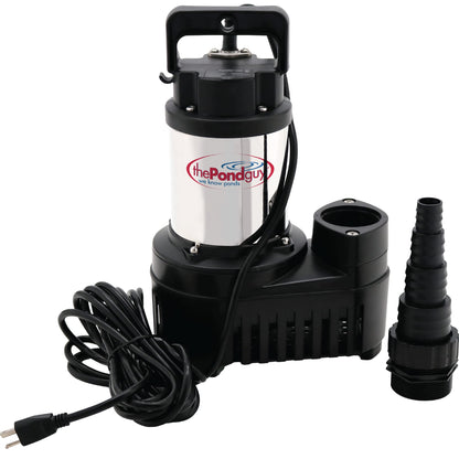The Pond Guy RapidFlo Submersible Outdoor Water Pump, Perfect for Ponds, Waterfalls, Streams, Hydroponics & Pondless Features, Easy Install, Energy Saving, Quiet, Powerful Flow, Asynchronous, 3000 GPH