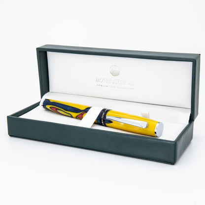 Monteverde USA People of the World Huli Fountain Pen – Omniflex Nib with 15ml Ink Bottle – Luxury Writing Instrument Celebrating Global Culture & Collectible Craftsmanship