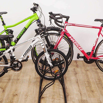 CyclingDeal Bicycle Floor Parking Rack Stand - for Mountain MTB Road Bike - Indoor Home Garage Storage - Classic 5 Bikes