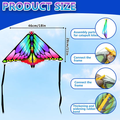 YongnKids 20 Pack Mini Kite for Kids Adult,Party Favors Finger Launcher Kites on Outdoor Indoor Toy Game Classroom Prizes Creative, Flying Kites Toys Birthday Gift for Boys Girls 3-5 4-8 Year