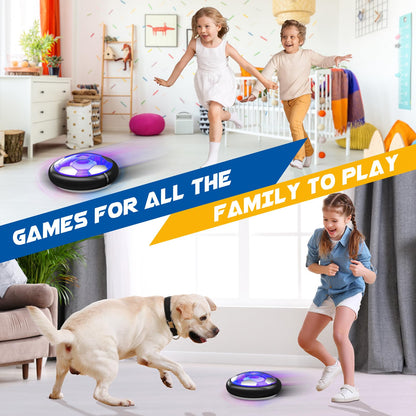 Hover Soccer Ball Kids Toys for Boys Girls Ages 3 4 5 6 7 8-12, Rechargeable Hover Ball with Colorful LED Lights and Protective Foam, Air Power for Soccer Game Indoor