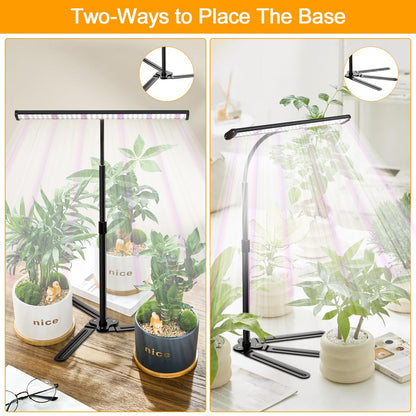 Super-Bright Grow Light for Indoor Plants, 6000K 108LEDs Full Spectrum Plant Lamp with Timer 4/8/12Hrs & Height Extendable for Home Office Desktop Plants, 12V 3A High Power Output for Faster Growth
