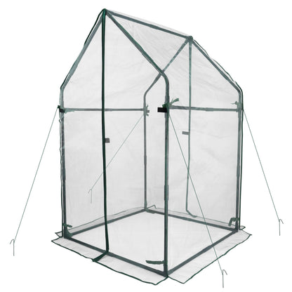 Gardzen Mini Greenhouse with Mesh Cover, Portable Outdoor Greenhouse, Enhanced Ventilation, Ideal for Spring, Summer & Fall 36.2"(L) x36.2(W) x59.5(H)