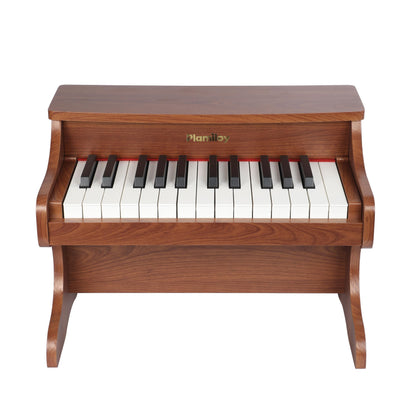 PLAMILOY Kids Piano, Toddler 25-Keys (Upright) Wooden Digital Keyboard Piano, First Instrument Toy for Baby Beginner 3 Ages+, Surprise Educational Early Learning Birthday Gift for Boys Girls