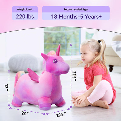 VangeBow Bouncy Unicorn with Bouncy Giraffe