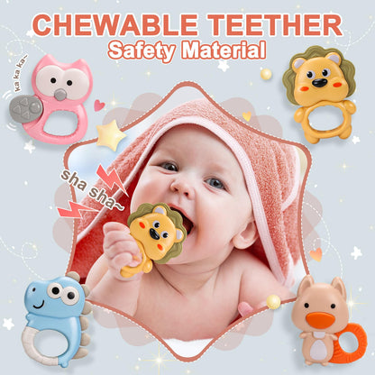 ZFSZSY Crib Mobile with Music and Lights,Mobiles for Cribs, Baby Mobile Arm Toys Hanging for Girls Boys Infants 0-6 6-12 Months, Bassinets Nursery Musical Portable Mobile Clip On Pack and Play(Pink)