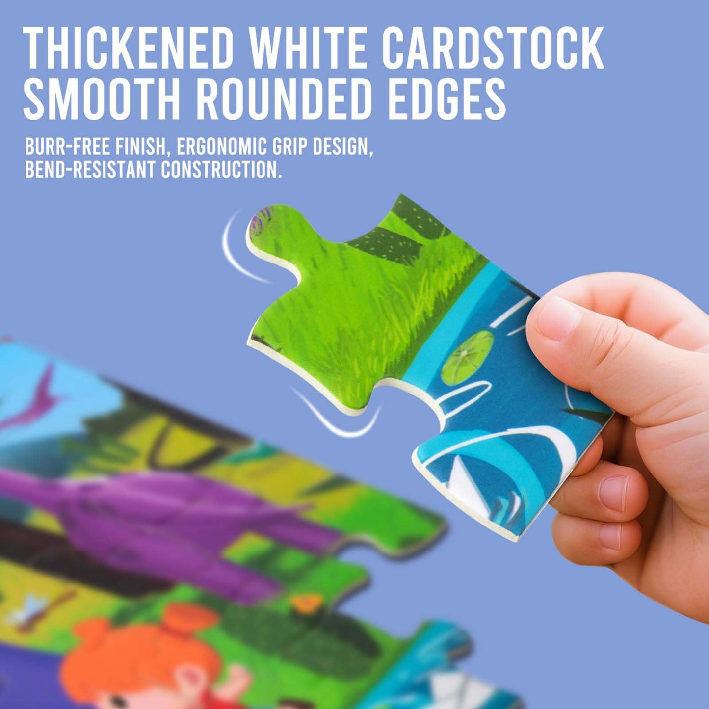 Dinosaur Puzzles for Kids Ages 3-8，4 Pack Progressive Jigsaw Puzzles (24/30/35/48 Pieces) for Toddlers & Children，Educational Floor Puzzles for Gifts