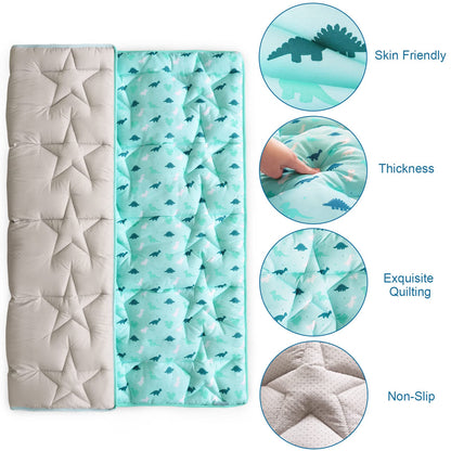 Baby Play Mat for Boys Girls, 50'' x 50'' Baby Play Mat for Playpen, One-Piece Crawling Play Mat for Baby, Non Slip Kids Play Mat, Toddlers, Dinosaur