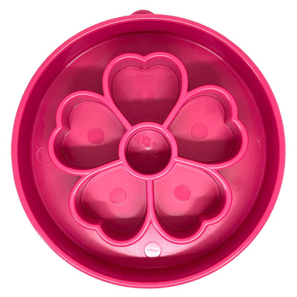 SodaPup Flower Design Enrichment Bowl – Durable Slow Feeder Bowl Made in USA from Non-Toxic, Pet-Safe, Food Safe Material for Mental Stimulation, Slowing Down Eating, Healthy Digestion, & More