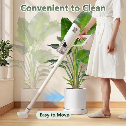 MCleanPin 2 Pack Plant Caddy with Hidden Wheels, 13" Heavy Duty Rolling Plant Stand with Removable Drainage Tray and Silent Casters Round Flower Pot Mover Planter Dolly for Indoor Outdoor Black