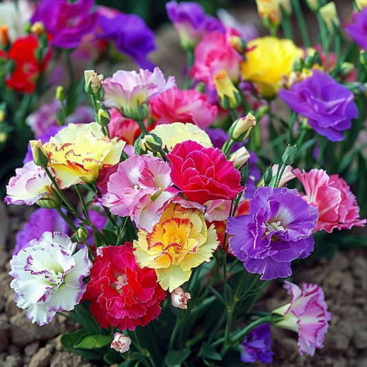 2 Eustoma Lisianthus Live Plants, Lisianthus Flowers Seedlings, 2-3 Inch Tall Well-Rooted Plug, Lisianthus Plants (Mix Lisianthus)