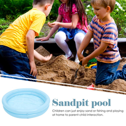 Baby Inflatable Pool, Sandpit Toys Blow up Pool Children Inflatable Pool Baby Blow Up Pool Wading Pool for Children Sand Outdoor Fishing Toy Sandpit Plaything