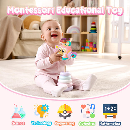 OSIMILY Toys for 1 Year Old Girl, Busy Cube Gift for 1 Year Old Girl,Sensory Toys for Toddlers 1-3,Fine Motor Skills Educational Toys,Birthday Gift for Baby Aged 6, 9, 10, 12, 18 Months