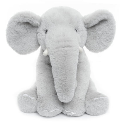 WEIGEDU Elephant Stuffed Animals Gray Pink Blue