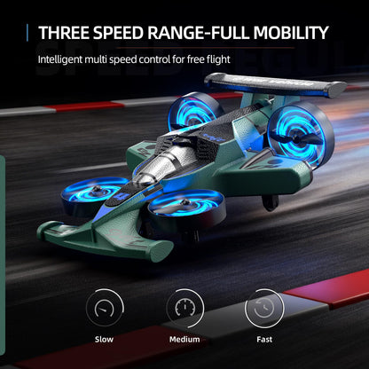 Xelabrion Remote Control Airplane Car Toys for Kids Ages 4-6-8-10-12, 2-In-1 Foam RC Plane Car Jet Mini Drone, Racing Car Stunt Plane Toys for Kids Boys 4 5 6 7 8 9 10 Year Olds Indoor Outdoor Playing