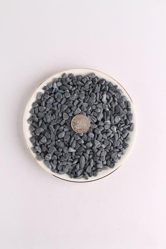 ScapeStone Decorative Polished Pebbles, 1/5 Inch Natural River Rocks, Grey Stone, for Succulent, Cactus, Plants, Vases, Aquariums, Terrarium, Outdoor Gardening
