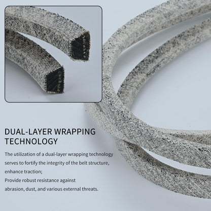 1/2 x 108'' Drive Belt 490-501-C063 / 954-05022A, Mower Deck Belt for CUB Cadet 490-501-C063 Drive Belt 46" Deck 05022 XT1 XT2 LX46 LT46 954-05022A (490-501-C063/954-05022)