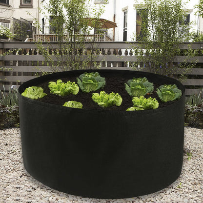Takefuns 2pcs 150 Gallon Yard Grow Bags,Large Garden Bag,Thickened Nonwoven Plant Fabric Pots,Grow Pots Big Pots Plant for Nursery Garden,Planting