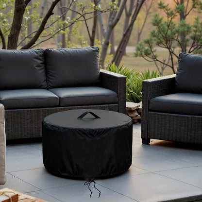 Aidetech Propane Fire Pit Covers 19-inch for Outland Living Portable Propane Fire Pit, Waterproof Firebowl Covers Outdoor Firepit Cover-19" D x 11" H