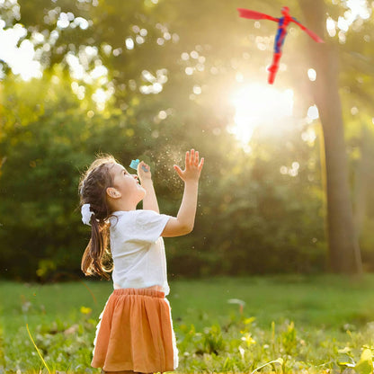 HENRYZH 3Pcs Super Hero Flying Toy Cool Drawstring Toy Boys and Girls Indoor and Outdoor Toys Outdoor Games Birthday