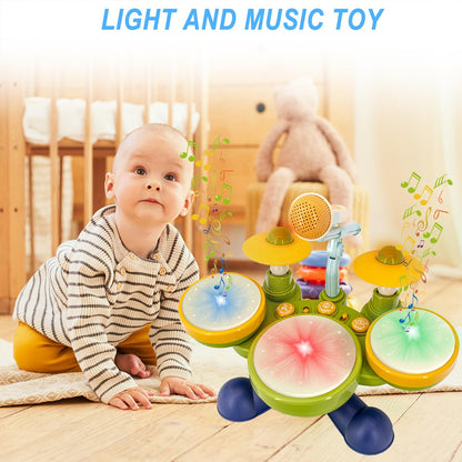 Drum Set for Toddlers 4+, Kids Drum Set Musical Instruments, Toys for 4 5 Year Old Boy Birthday Gifts