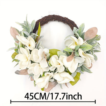 predolo Flower Wreath for Front Door Outdoor Table Window Hanging Garland