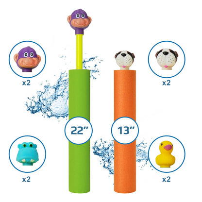 Water Blaster | Water Blasters for Kids, Water Squirter for Kids, Pool Guns, Squirt Gun 8 Pack 4 Pack Beach Essentials, Beach Toys Pool Squirt, Summer Games