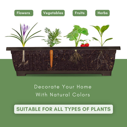 TOREVSIOR 5-Tier Vertical Raised Garden Bed, Vertical Garden Planter with Water Drainage, Elevated Garden Bed for Vegetables Flowers Herbs Indoor Outdoor