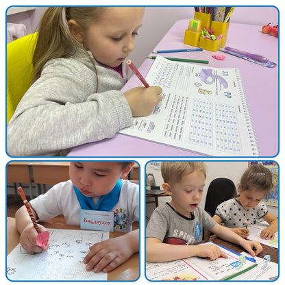 Grips for Pencil for Kids Handwriting, 8 Pcs Pen Grips, Ergonomic Pencil Grippers Holder for Kids, Writing Posture Correction with Cushion for Toddlers, Adults, Preschooler, Special Education Supplies