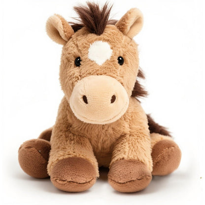 Brown Horse Stuffed Animal – Cute Plush Toy for Adults – Birthday Surprise & Room Decor – A Cuddly Companion for Everyday Hugs and Bedtime