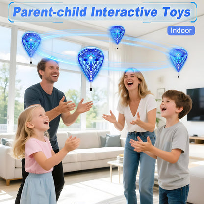 Titenmaoyi Flying Bouncing Toys - Flying Orb Ball Cool Toys for Kids Boys Girls 6-8 8-10 10-12 12-14 - Toss and Catch LED Shuttlecock - Sports Gifts for Boys Girls Teens