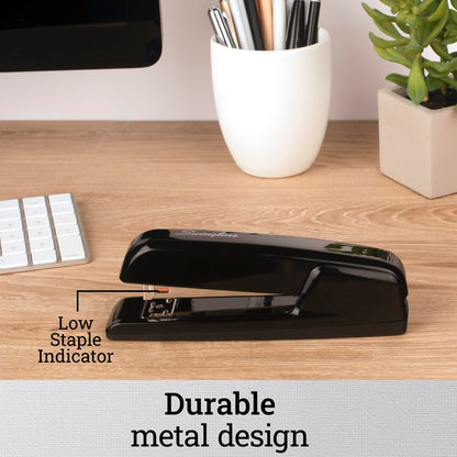 Swingline Stapler, 30 Sheet Capacity, 747 Business Stapler, Jam Free, Anti-Microbial, Metal, Black (74741)