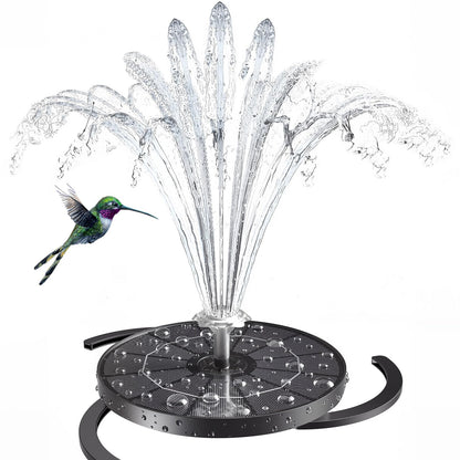AISITIN 3.5W Solar Fountain for Bird Bath Upgraded 2026, Solar Water Fountain Kit with 3 Fixed Bracket & Multiple Nozzles & Storage Interface for Bird Bath, Garden, Courtyard, Pond, Pool and Outdoor