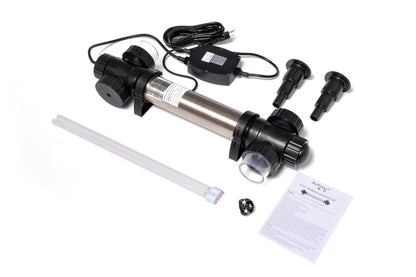 Jebao STU-55 Stainless Steel Pond and Aquarium Clarifier, 55-watt
