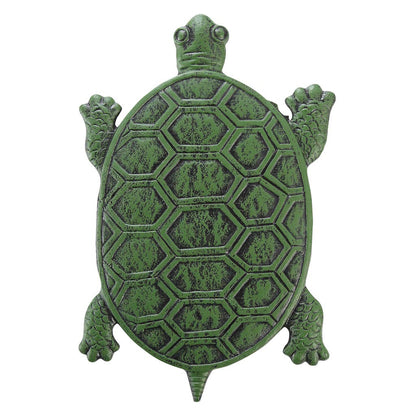 MDLUU Cast Iron Stepping Stone, Turtle Stepping Stone, Decorative Tortoise Flagstone for Lawn, Yard, Garden Walkway