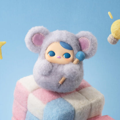 POP MART PUCKY Tap Tap Babies Series-Vinyl Plush Pendant Blind Box Figures, Collectible Toys Home Decorations, Holiday Birthday Gifts for Girls and Boys, Whole Set