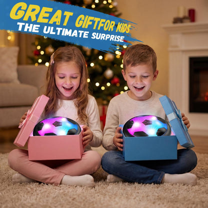 HopeRock Hover Soccer Ball Toys for 3-12 Year Old Boys Girls, Indoor and Outdoor Creative Toys for Toddlers with Foam Bumper, Birthday Gifts for 3 4 5 6 7 8+ Year Old Children's