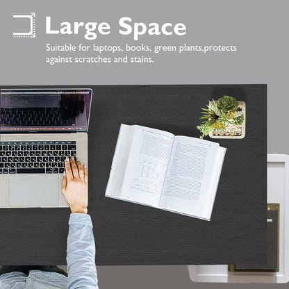 BestOffice Computer Desk,Home Office Desk, Modern Simple Style for Home Office Study Writing (Black, 32 Inch)