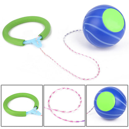 PROLOSO Skip Ball Sports Swing Balls Set Ankle Toy for Kids Adults, Pack of 3